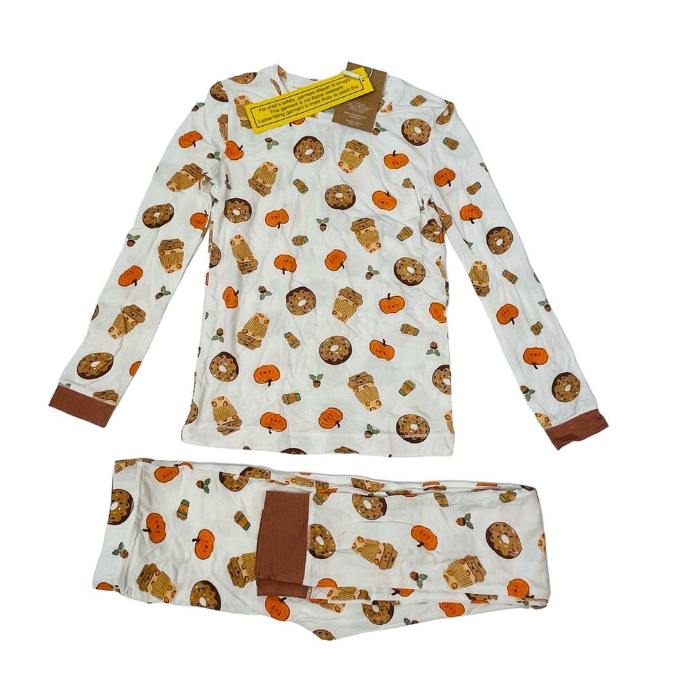 NWT Angel Dear Size 6 Pumpkin Spice Latte PJs